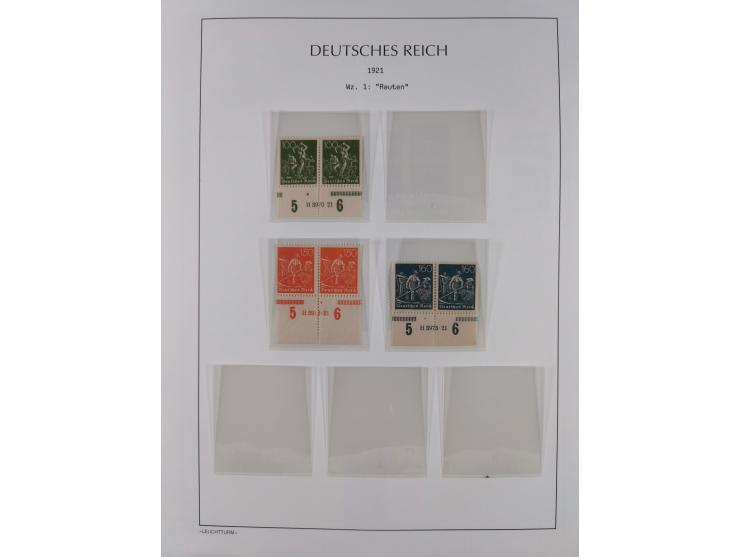 1872/45, meist postfrische und teils gestempelte reichhaltige Material-Sammlung inkl. Dienstmarken, dabei viele Varianten, Fa