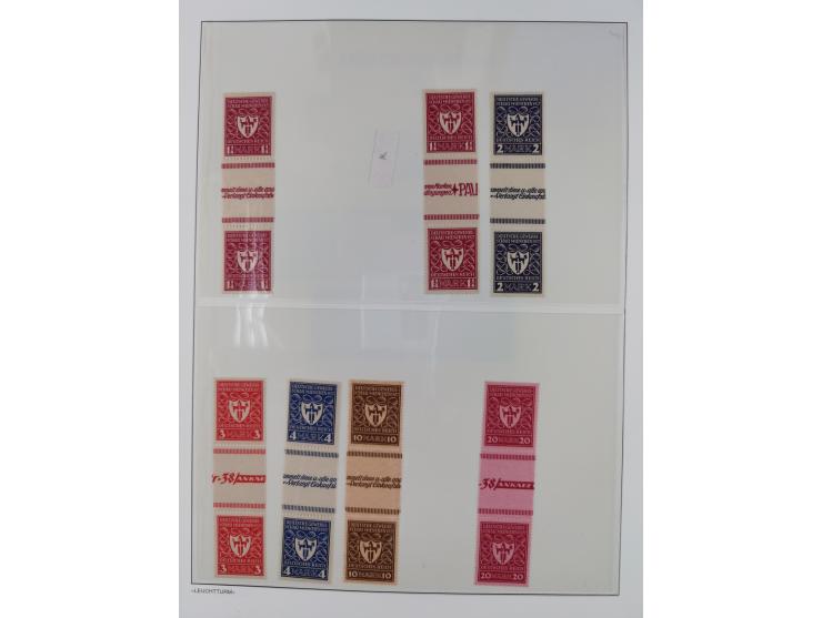 1872/45, meist postfrische und teils gestempelte reichhaltige Material-Sammlung inkl. Dienstmarken, dabei viele Varianten, Fa