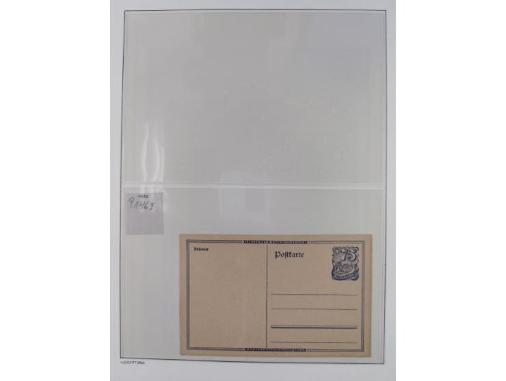 1872/45, meist postfrische und teils gestempelte reichhaltige Material-Sammlung inkl. Dienstmarken, dabei viele Varianten, Fa