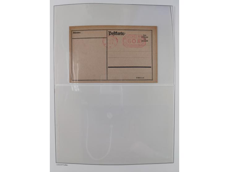 1872/45, meist postfrische und teils gestempelte reichhaltige Material-Sammlung inkl. Dienstmarken, dabei viele Varianten, Fa