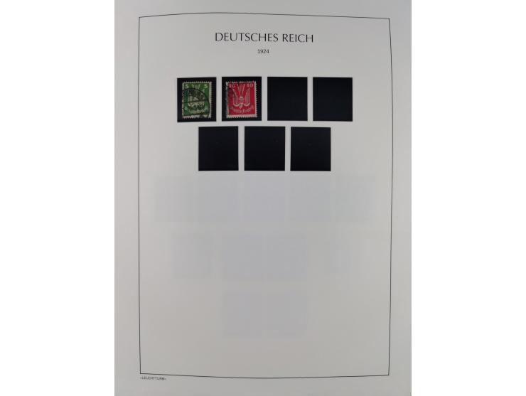 1872/45, meist postfrische und teils gestempelte reichhaltige Material-Sammlung inkl. Dienstmarken, dabei viele Varianten, Fa