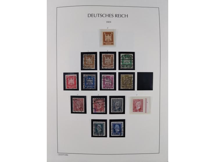 1872/45, meist postfrische und teils gestempelte reichhaltige Material-Sammlung inkl. Dienstmarken, dabei viele Varianten, Fa