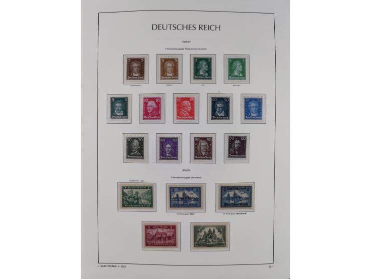 1872/45, meist postfrische und teils gestempelte reichhaltige Material-Sammlung inkl. Dienstmarken, dabei viele Varianten, Fa