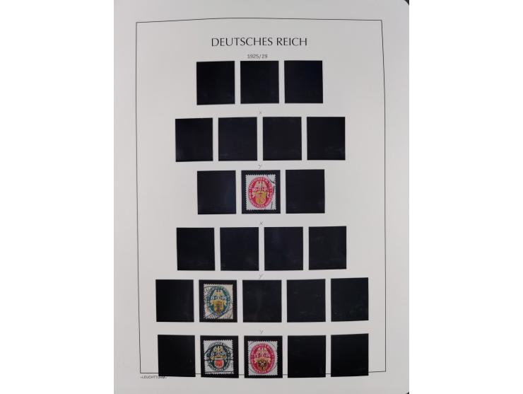 1872/45, meist postfrische und teils gestempelte reichhaltige Material-Sammlung inkl. Dienstmarken, dabei viele Varianten, Fa