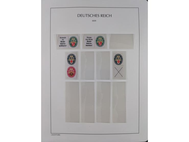 1872/45, meist postfrische und teils gestempelte reichhaltige Material-Sammlung inkl. Dienstmarken, dabei viele Varianten, Fa