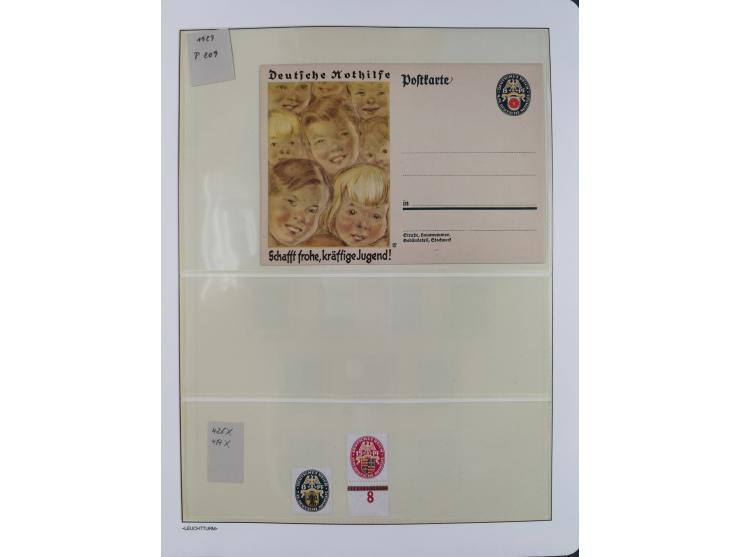 1872/45, meist postfrische und teils gestempelte reichhaltige Material-Sammlung inkl. Dienstmarken, dabei viele Varianten, Fa