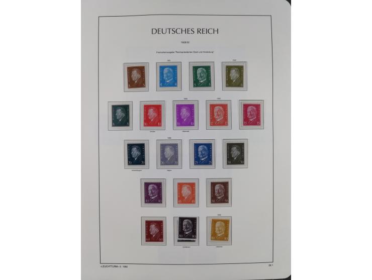 1872/45, meist postfrische und teils gestempelte reichhaltige Material-Sammlung inkl. Dienstmarken, dabei viele Varianten, Fa