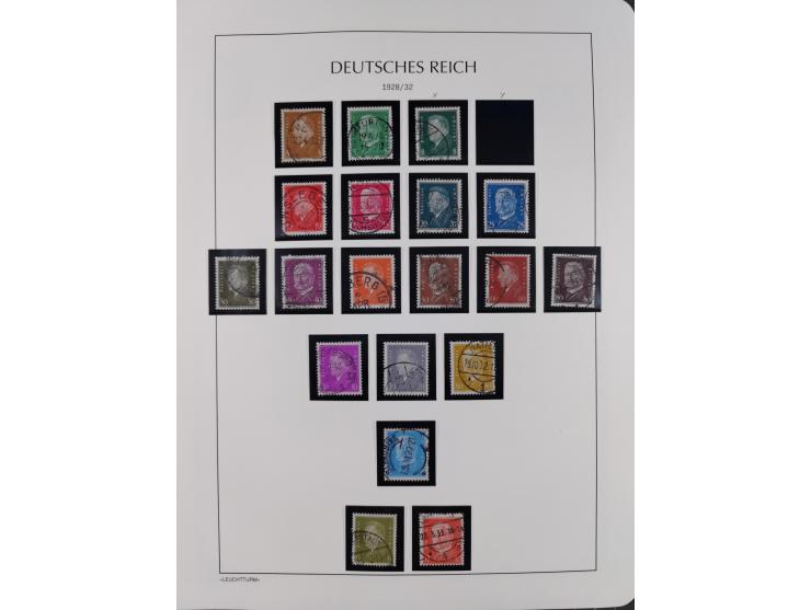 1872/45, meist postfrische und teils gestempelte reichhaltige Material-Sammlung inkl. Dienstmarken, dabei viele Varianten, Fa