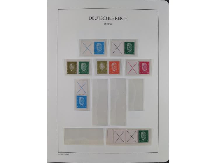 1872/45, meist postfrische und teils gestempelte reichhaltige Material-Sammlung inkl. Dienstmarken, dabei viele Varianten, Fa