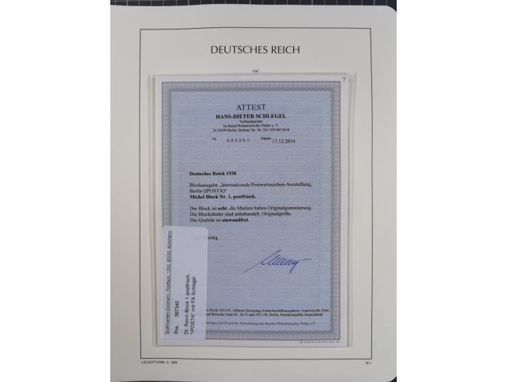 1872/45, meist postfrische und teils gestempelte reichhaltige Material-Sammlung inkl. Dienstmarken, dabei viele Varianten, Fa