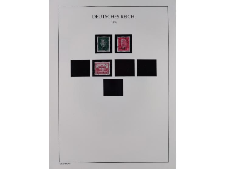 1872/45, meist postfrische und teils gestempelte reichhaltige Material-Sammlung inkl. Dienstmarken, dabei viele Varianten, Fa