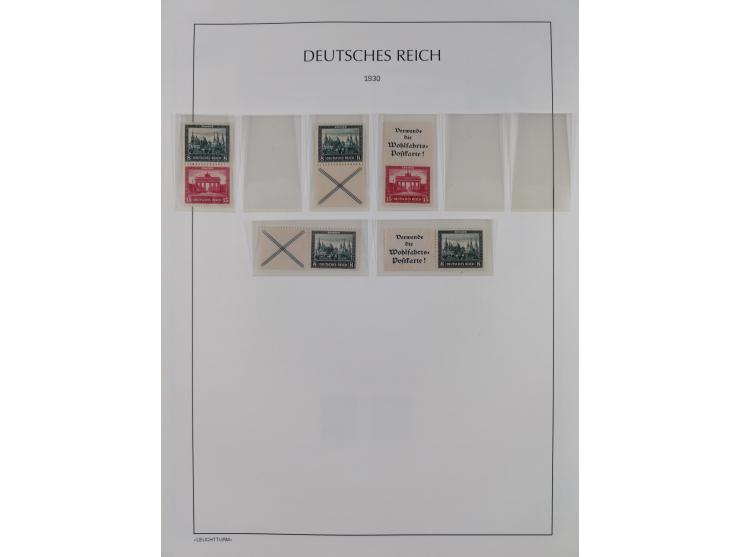 1872/45, meist postfrische und teils gestempelte reichhaltige Material-Sammlung inkl. Dienstmarken, dabei viele Varianten, Fa