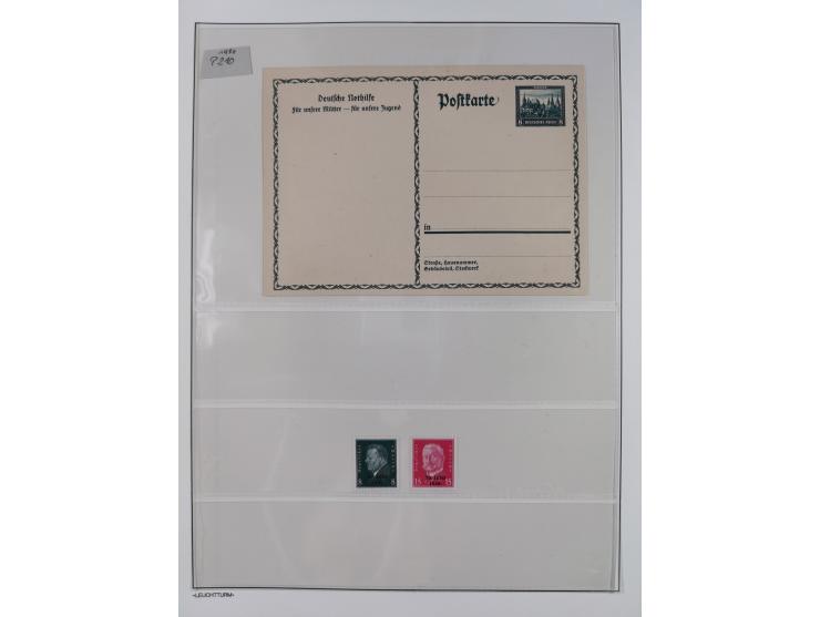 1872/45, meist postfrische und teils gestempelte reichhaltige Material-Sammlung inkl. Dienstmarken, dabei viele Varianten, Fa