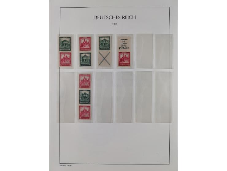 1872/45, meist postfrische und teils gestempelte reichhaltige Material-Sammlung inkl. Dienstmarken, dabei viele Varianten, Fa