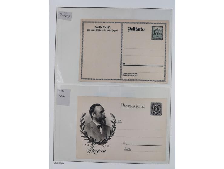 1872/45, meist postfrische und teils gestempelte reichhaltige Material-Sammlung inkl. Dienstmarken, dabei viele Varianten, Fa