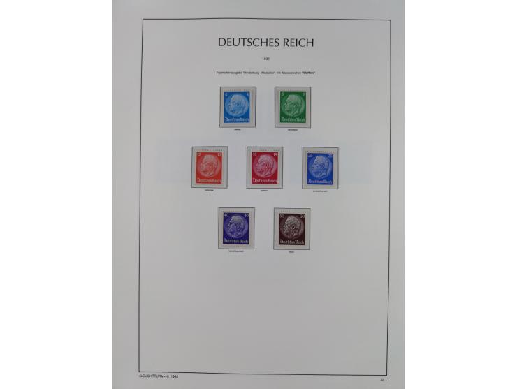 1872/45, meist postfrische und teils gestempelte reichhaltige Material-Sammlung inkl. Dienstmarken, dabei viele Varianten, Fa