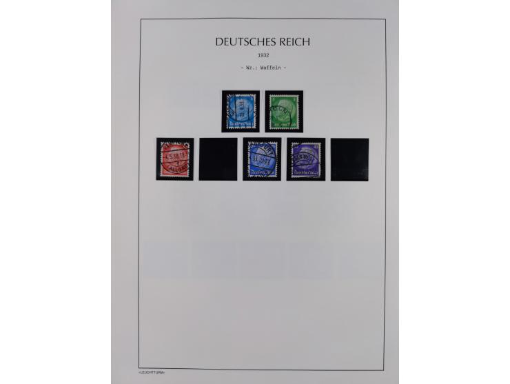 1872/45, meist postfrische und teils gestempelte reichhaltige Material-Sammlung inkl. Dienstmarken, dabei viele Varianten, Fa