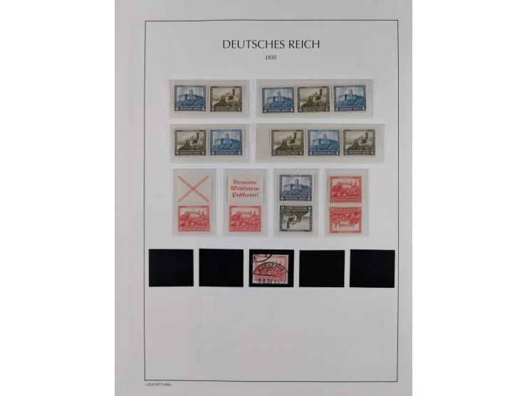 1872/45, meist postfrische und teils gestempelte reichhaltige Material-Sammlung inkl. Dienstmarken, dabei viele Varianten, Fa