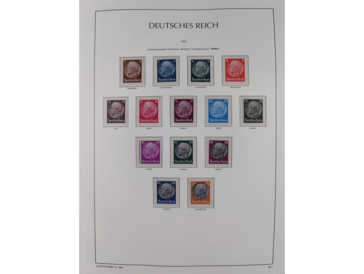 1872/45, meist postfrische und teils gestempelte reichhaltige Material-Sammlung inkl. Dienstmarken, dabei viele Varianten, Fa