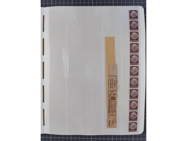 1872/45, meist postfrische und teils gestempelte reichhaltige Material-Sammlung inkl. Dienstmarken, dabei viele Varianten, Fa