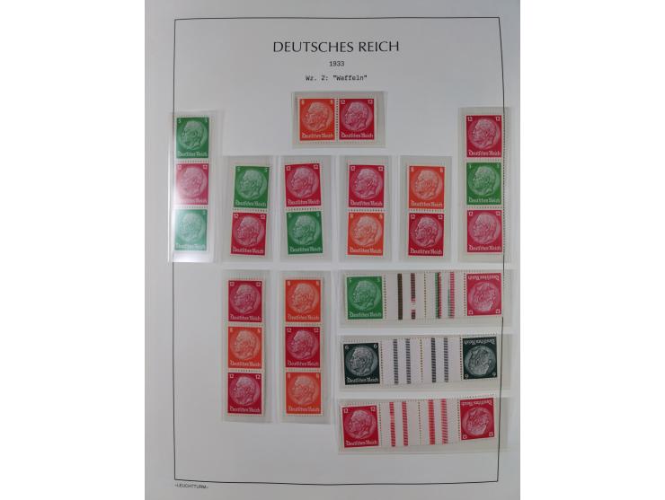 1872/45, meist postfrische und teils gestempelte reichhaltige Material-Sammlung inkl. Dienstmarken, dabei viele Varianten, Fa