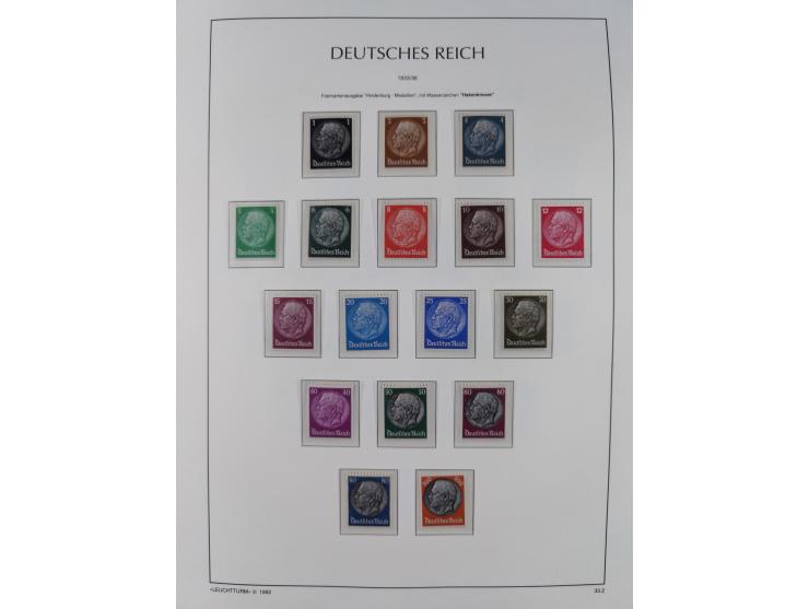 1872/45, meist postfrische und teils gestempelte reichhaltige Material-Sammlung inkl. Dienstmarken, dabei viele Varianten, Fa