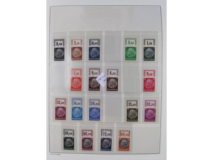 1872/45, meist postfrische und teils gestempelte reichhaltige Material-Sammlung inkl. Dienstmarken, dabei viele Varianten, Fa