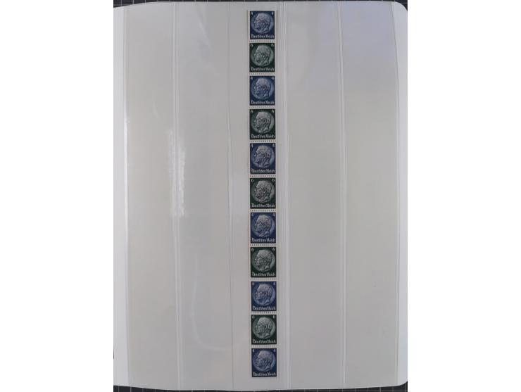 1872/45, meist postfrische und teils gestempelte reichhaltige Material-Sammlung inkl. Dienstmarken, dabei viele Varianten, Fa