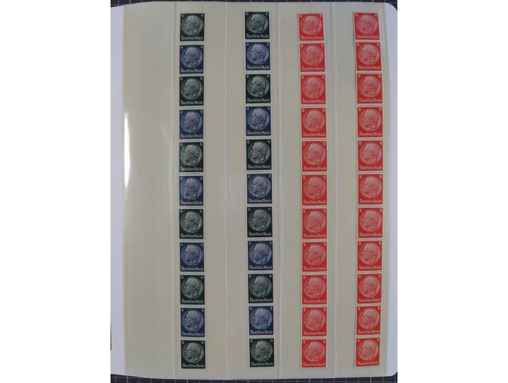 1872/45, meist postfrische und teils gestempelte reichhaltige Material-Sammlung inkl. Dienstmarken, dabei viele Varianten, Fa