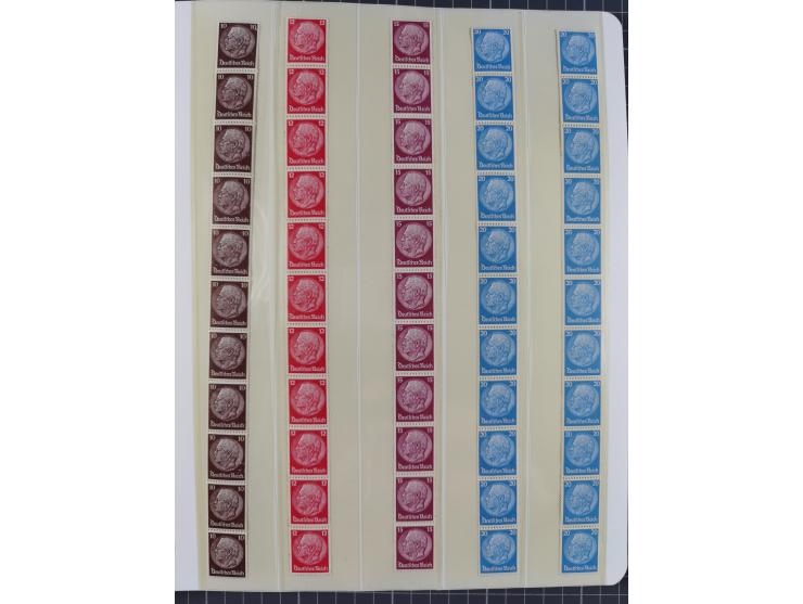 1872/45, meist postfrische und teils gestempelte reichhaltige Material-Sammlung inkl. Dienstmarken, dabei viele Varianten, Fa