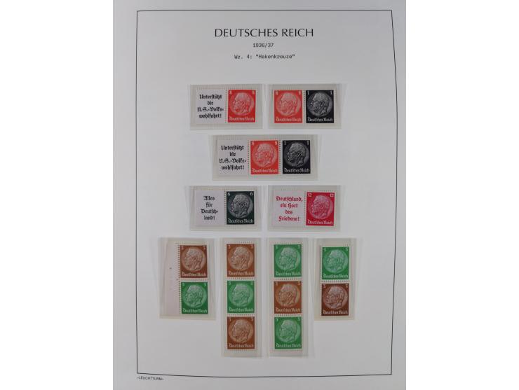 1872/45, meist postfrische und teils gestempelte reichhaltige Material-Sammlung inkl. Dienstmarken, dabei viele Varianten, Fa