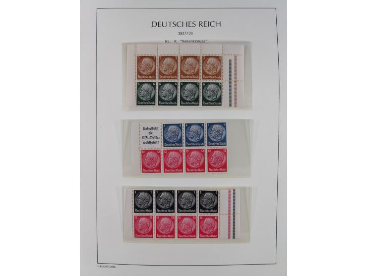 1872/45, meist postfrische und teils gestempelte reichhaltige Material-Sammlung inkl. Dienstmarken, dabei viele Varianten, Fa