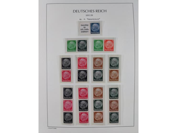 1872/45, meist postfrische und teils gestempelte reichhaltige Material-Sammlung inkl. Dienstmarken, dabei viele Varianten, Fa