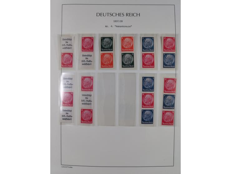 1872/45, meist postfrische und teils gestempelte reichhaltige Material-Sammlung inkl. Dienstmarken, dabei viele Varianten, Fa