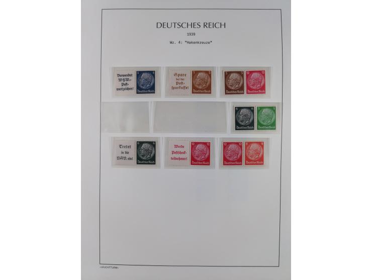 1872/45, meist postfrische und teils gestempelte reichhaltige Material-Sammlung inkl. Dienstmarken, dabei viele Varianten, Fa