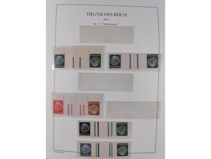 1872/45, meist postfrische und teils gestempelte reichhaltige Material-Sammlung inkl. Dienstmarken, dabei viele Varianten, Fa