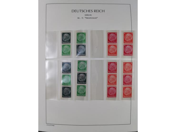 1872/45, meist postfrische und teils gestempelte reichhaltige Material-Sammlung inkl. Dienstmarken, dabei viele Varianten, Fa