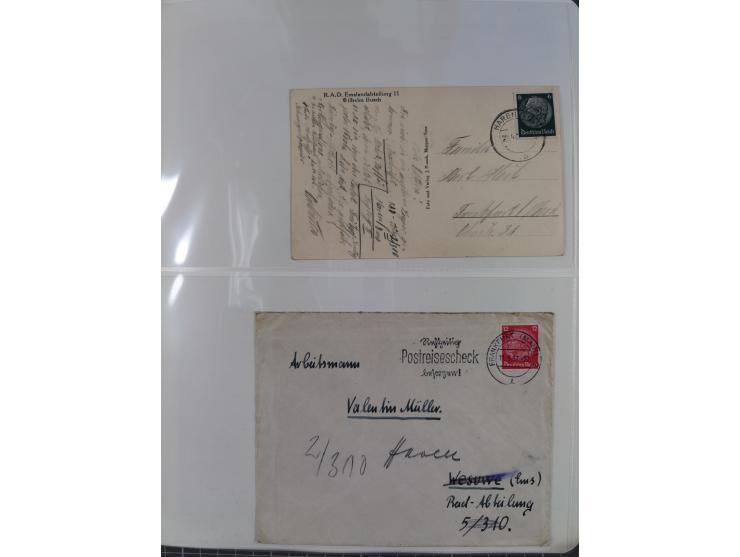 1872/45, meist postfrische und teils gestempelte reichhaltige Material-Sammlung inkl. Dienstmarken, dabei viele Varianten, Fa