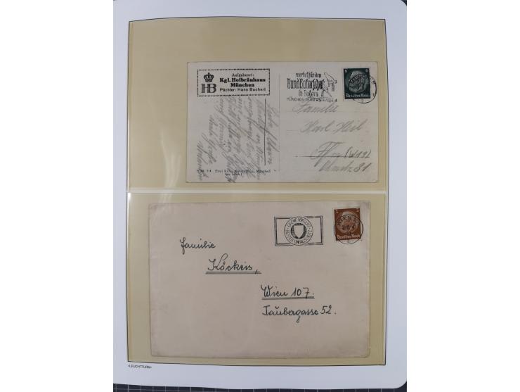 1872/45, meist postfrische und teils gestempelte reichhaltige Material-Sammlung inkl. Dienstmarken, dabei viele Varianten, Fa