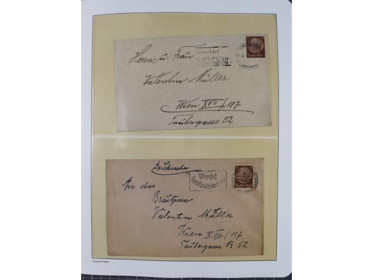 1872/45, meist postfrische und teils gestempelte reichhaltige Material-Sammlung inkl. Dienstmarken, dabei viele Varianten, Fa