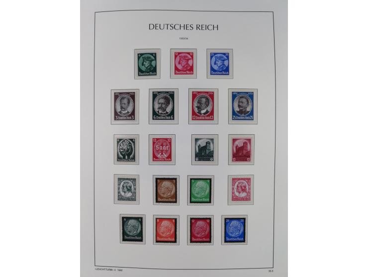 1872/45, meist postfrische und teils gestempelte reichhaltige Material-Sammlung inkl. Dienstmarken, dabei viele Varianten, Fa