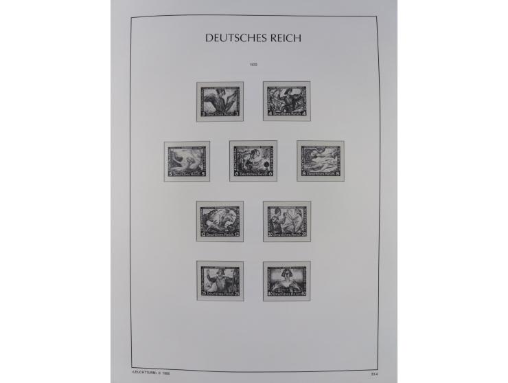 1872/45, meist postfrische und teils gestempelte reichhaltige Material-Sammlung inkl. Dienstmarken, dabei viele Varianten, Fa