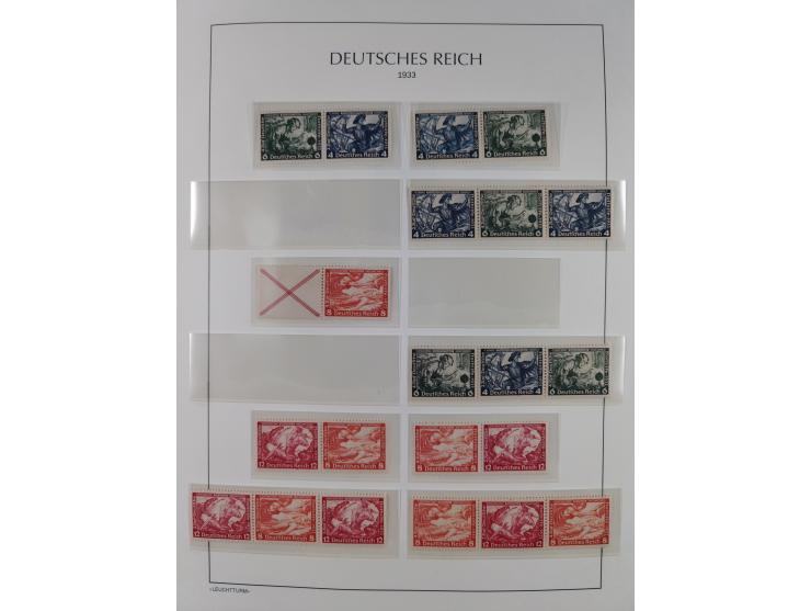 1872/45, meist postfrische und teils gestempelte reichhaltige Material-Sammlung inkl. Dienstmarken, dabei viele Varianten, Fa