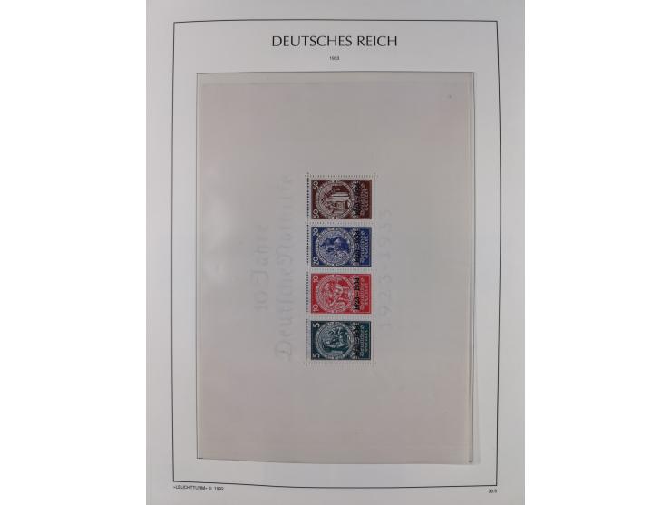 1872/45, meist postfrische und teils gestempelte reichhaltige Material-Sammlung inkl. Dienstmarken, dabei viele Varianten, Fa