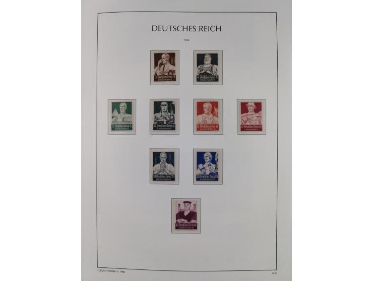 1872/45, meist postfrische und teils gestempelte reichhaltige Material-Sammlung inkl. Dienstmarken, dabei viele Varianten, Fa