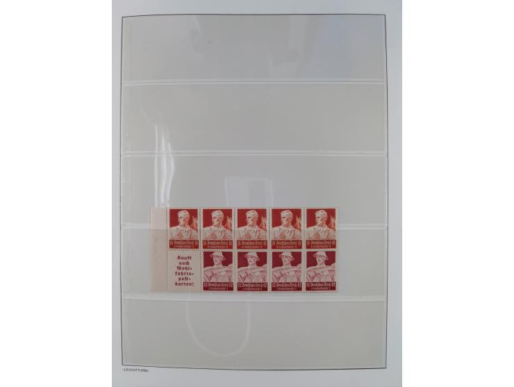 1872/45, meist postfrische und teils gestempelte reichhaltige Material-Sammlung inkl. Dienstmarken, dabei viele Varianten, Fa