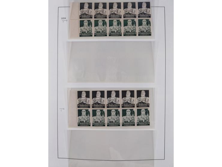 1872/45, meist postfrische und teils gestempelte reichhaltige Material-Sammlung inkl. Dienstmarken, dabei viele Varianten, Fa