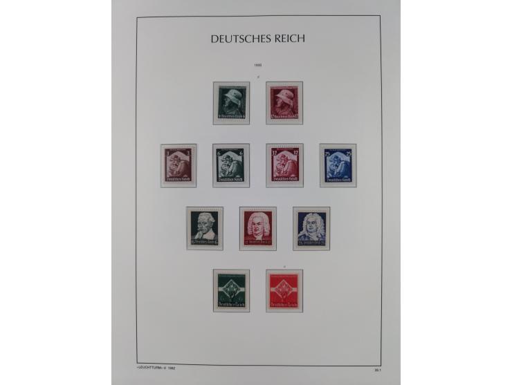 1872/45, meist postfrische und teils gestempelte reichhaltige Material-Sammlung inkl. Dienstmarken, dabei viele Varianten, Fa