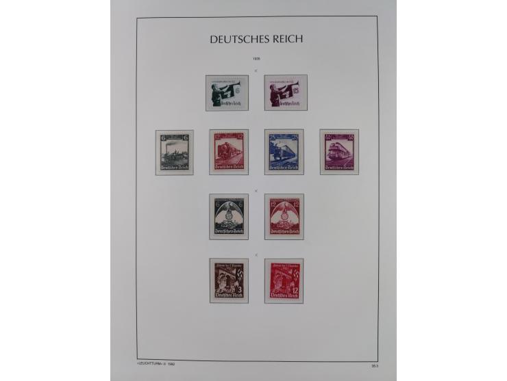 1872/45, meist postfrische und teils gestempelte reichhaltige Material-Sammlung inkl. Dienstmarken, dabei viele Varianten, Fa