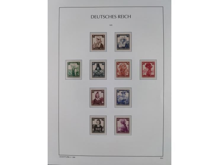 1872/45, meist postfrische und teils gestempelte reichhaltige Material-Sammlung inkl. Dienstmarken, dabei viele Varianten, Fa